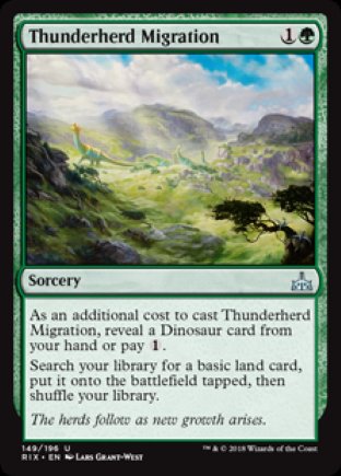 Thunderherd Migration | Rivals of Ixalan