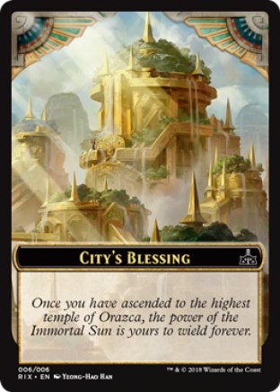 City’s Blessing token | Rivals of Ixalan