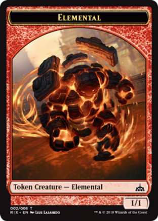 Elemental token | Rivals of Ixalan