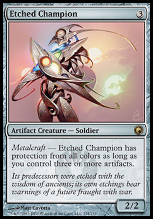 Etched Champion | Scars of Mirrodin
