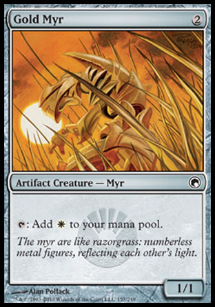 Gold Myr | Scars of Mirrodin