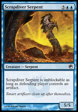 Scrapdiver Serpent | Scars of Mirrodin