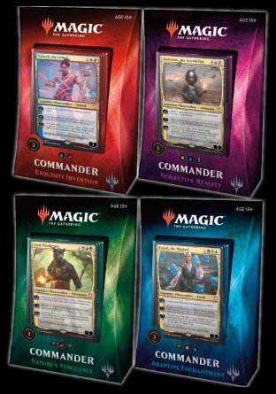 -C18- Commander 2018 set van 4 decks | Sealed product