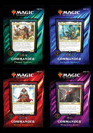 -C19- Commander 2019 set van 4 decks | Sealed product