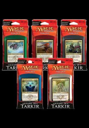 -KTK- Khans of Tarkir Intro Packs (set van 5) | Sealed product