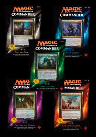 -C15- Commander 2015 set van 5 decks | Sealed product