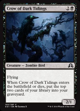 Crow of Dark Tidings | Shadows over Innistrad