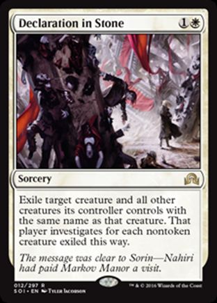Declaration in Stone | Shadows over Innistrad