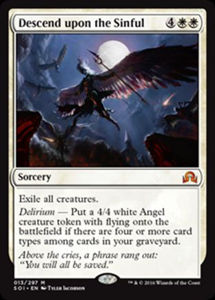Descend upon the Sinful | Shadows over Innistrad