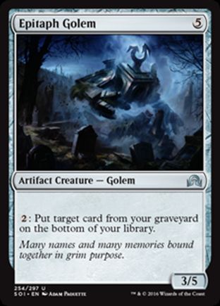 Epitaph Golem | Shadows over Innistrad