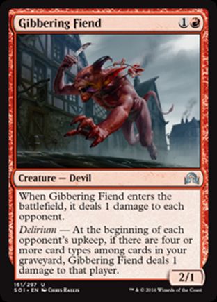 Gibbering Fiend | Shadows over Innistrad
