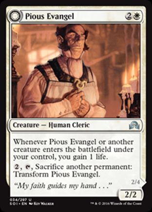 Pious Evangel | Shadows over Innistrad