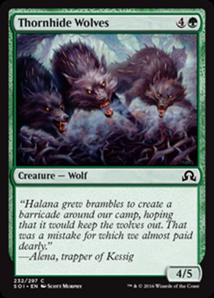Thornhide Wolves | Shadows over Innistrad