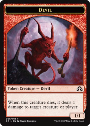 Devil token | Shadows over Innistrad