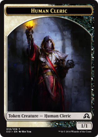 Human Cleric token | Shadows over Innistrad