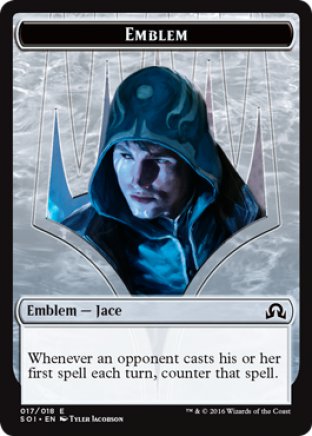 Jace, Unraveler of Secrets emblem | Shadows over Innistrad