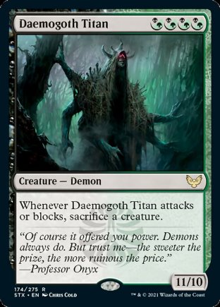 Daemogoth Titan | Strixhaven