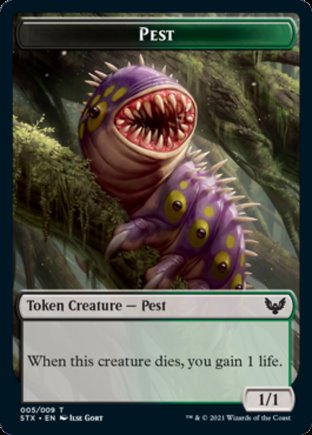 Pest token | Strixhaven