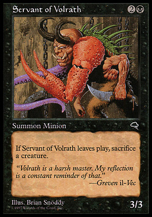 Servant Of Volrath | Tempest