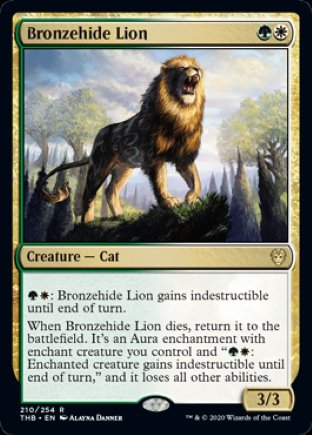 Bronzehide Lion | Theros Beyond Death