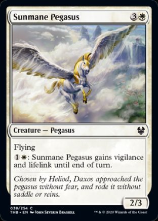 Sunmane Pegasus | Theros Beyond Death