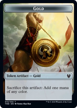 Gold token | Theros Beyond Death