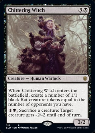 Chittering Witch | Throne of Eldraine