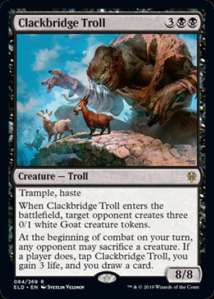Clackbridge Troll | Throne of Eldraine