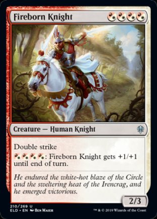 Fireborn Knight | Throne of Eldraine