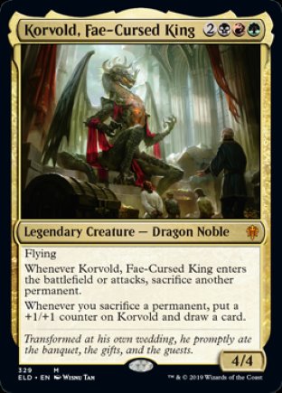 Korvold, Fae-Cursed King | Throne of Eldraine
