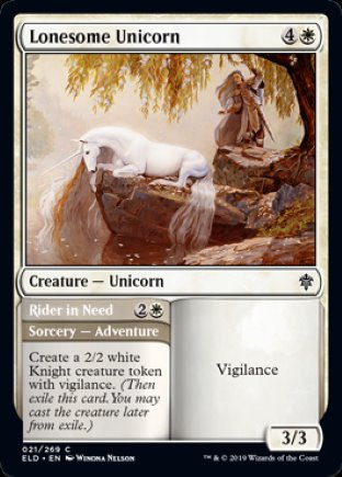 Lonesome Unicorn | Throne of Eldraine