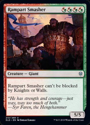Rampart Smasher | Throne of Eldraine