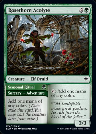 Rosethorn Acolyte | Throne of Eldraine