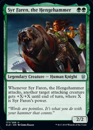 Syr Faren, the Hengehammer | Throne of Eldraine