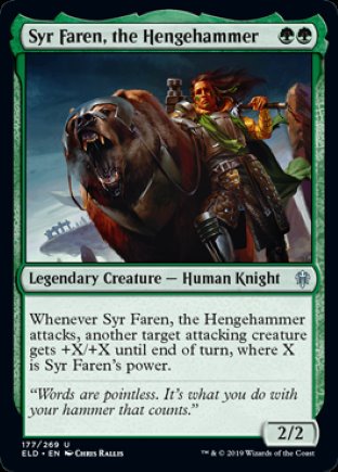 Syr Faren, the Hengehammer | Throne of Eldraine