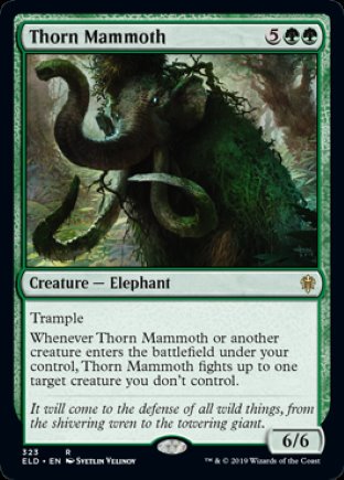 Thorn Mammoth | Throne of Eldraine