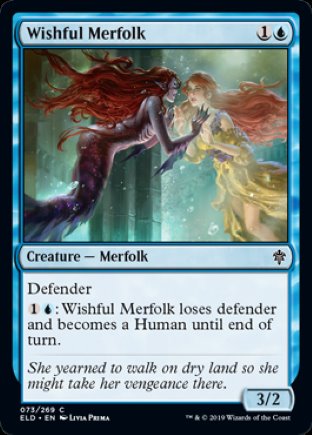 Wishful Merfolk | Throne of Eldraine