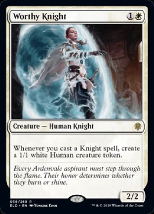 Worthy Knight | Throne of Eldraine