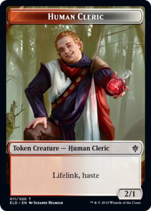 Human Cleric token | Throne of Eldraine