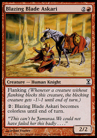 Blazing Blade Askari | Time Spiral