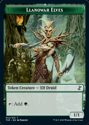 Llanowar Elves token | Time Spiral Remastered