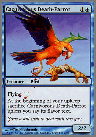 Carnivorous Death-Parrot | Unhinged