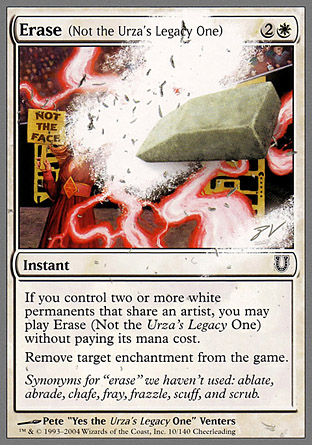 Erase (Not the Urza’s Legacy One) | Unhinged