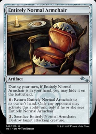 Entirely Normal Armchair | Unstable