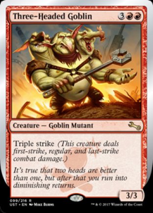 Three-Headed Goblin | Unstable