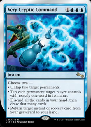 Very Cryptic Command | Unstable