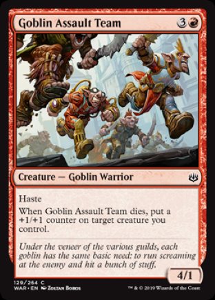 Goblin Assault Team | War of the Spark