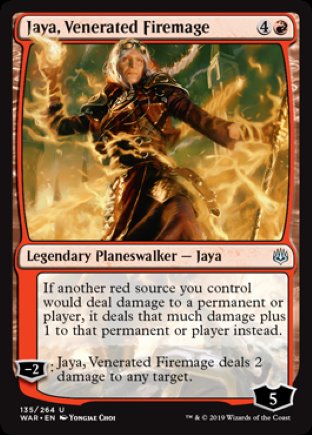 Jaya, Venerated Firemage | War of the Spark