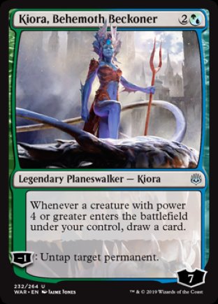 Kiora, Behemoth Beckoner | War of the Spark