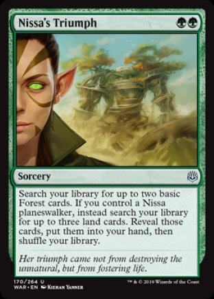 Nissa’s Triumph | War of the Spark